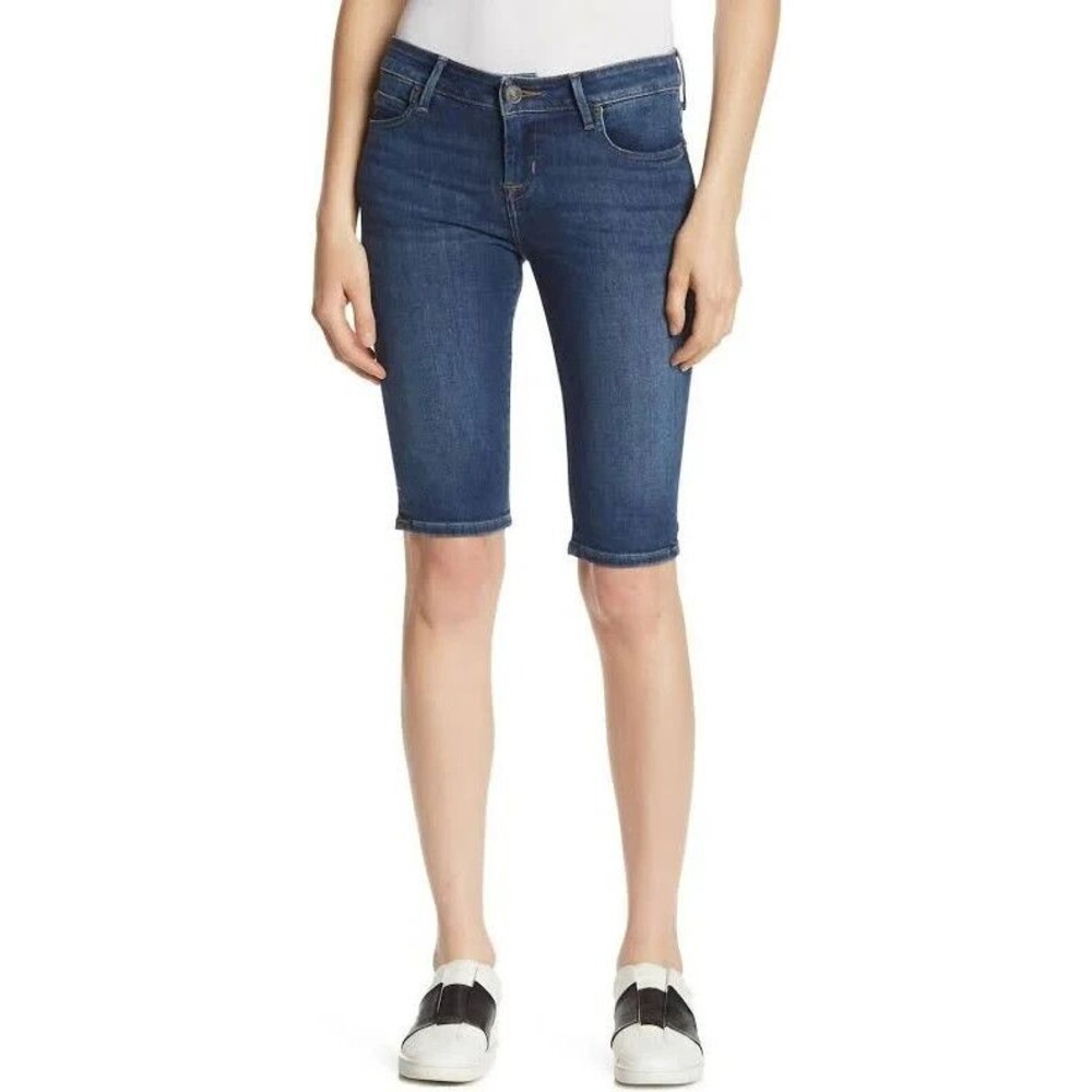 Hudson Jeans "Viceroy" Denim Skinny Bermuda Shorts Medium Wash Denim Sz 29 EUC!